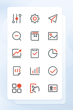 扁平程序应用app图标