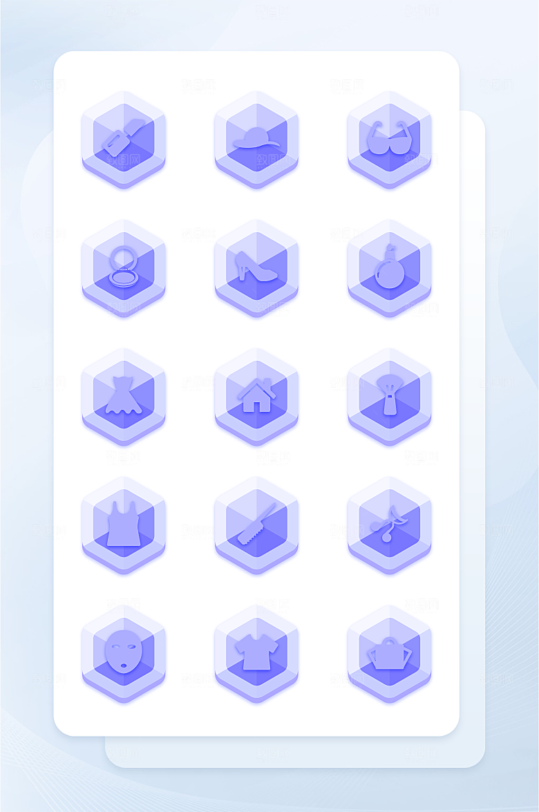 扁平程序应用app图标