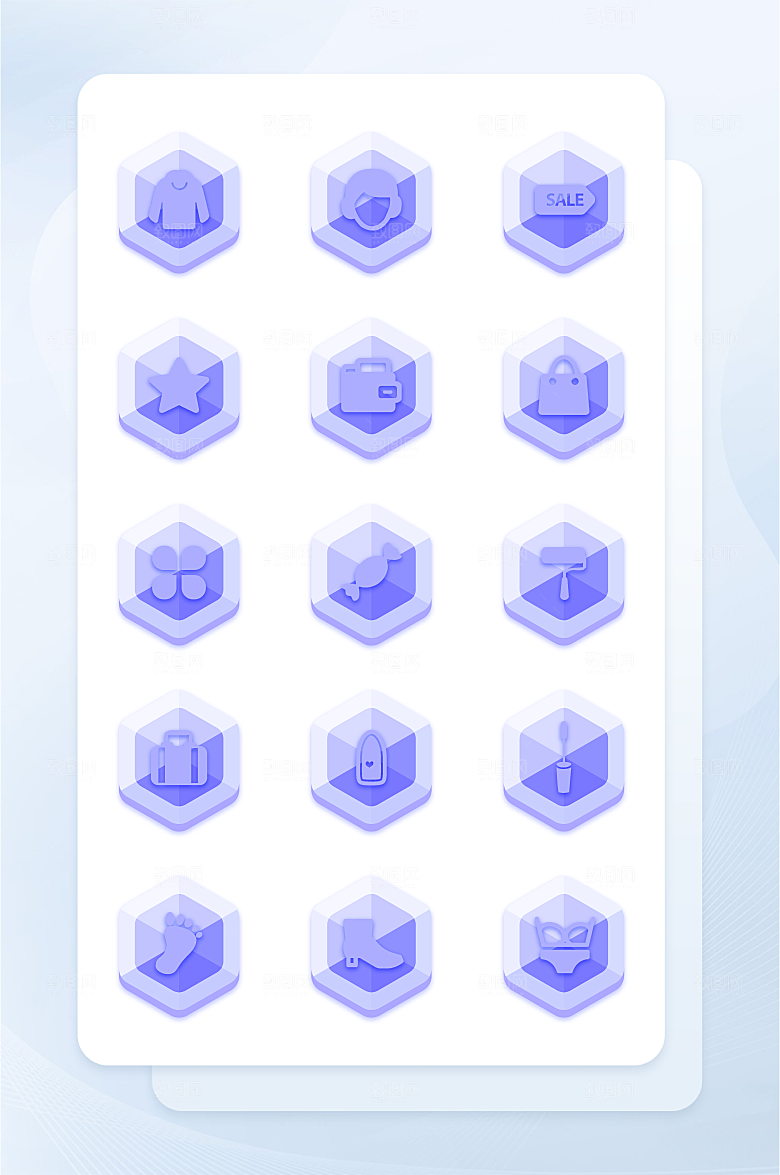扁平程序应用app图标