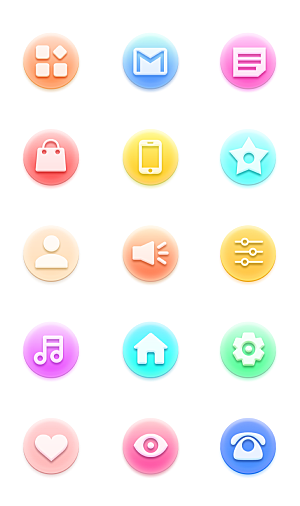 扁平程序应用app图标