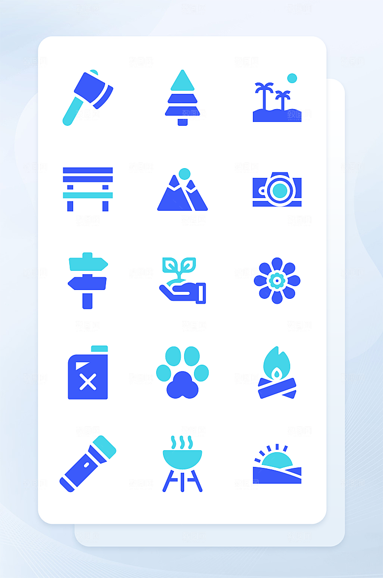 扁平程序应用app图标