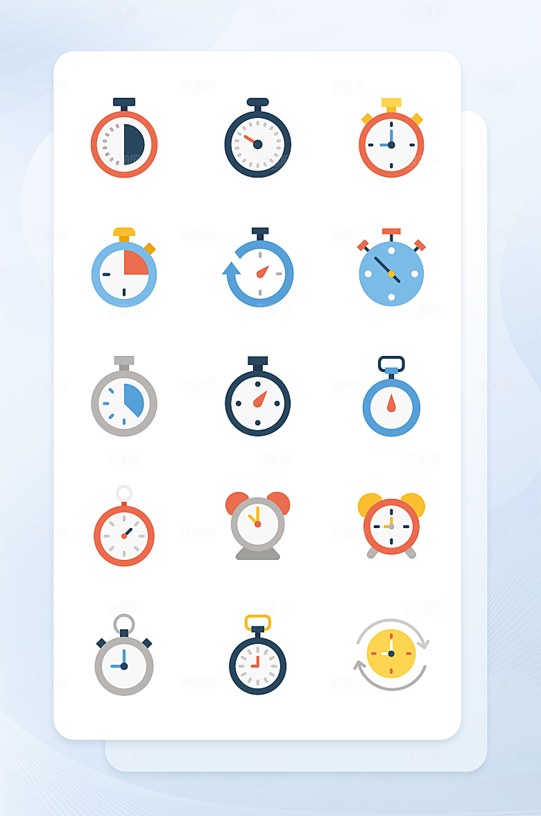 扁平程序应用app图标