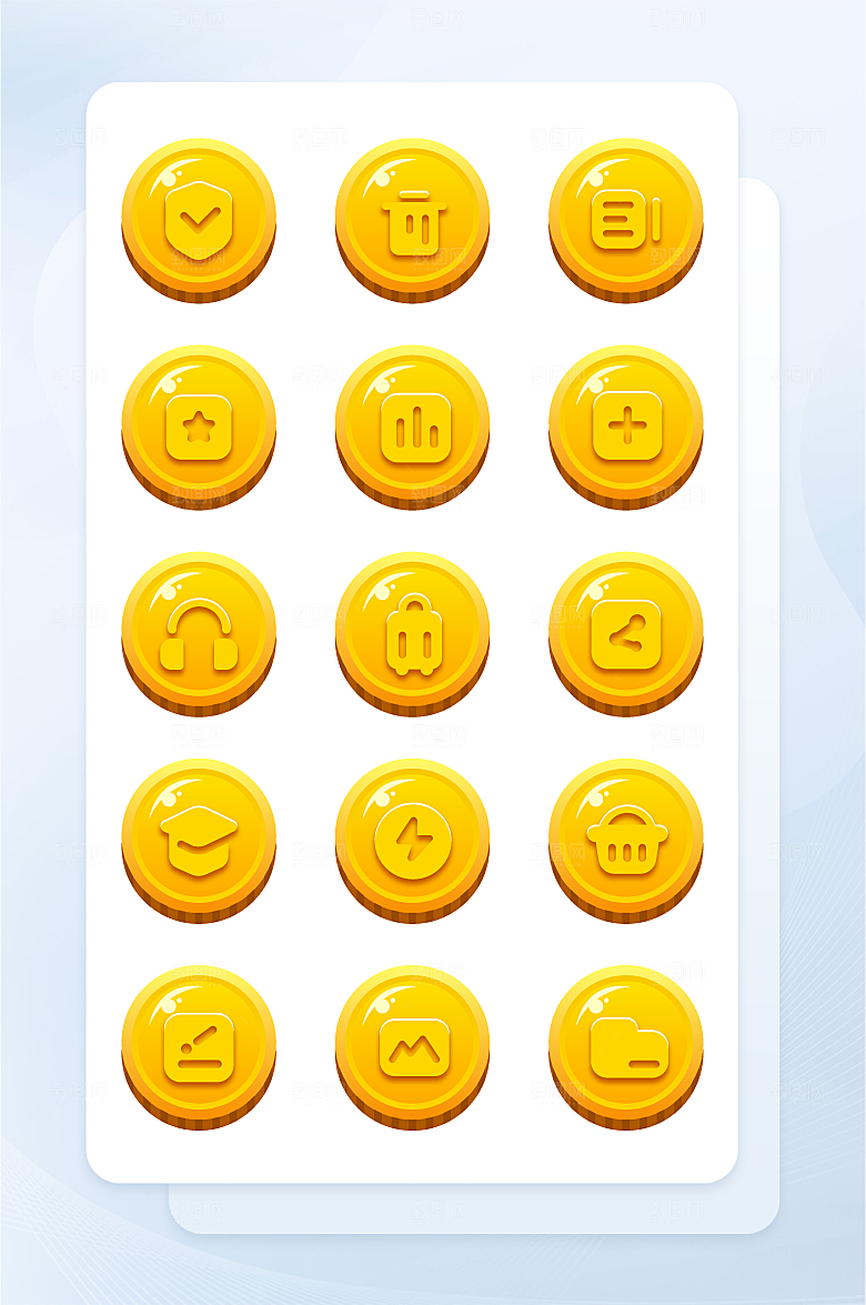 扁平程序应用app图标