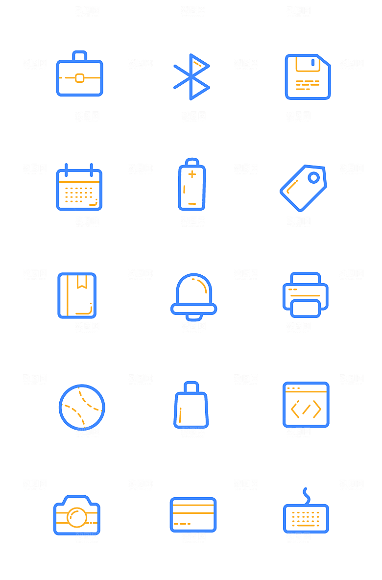 扁平程序应用app图标