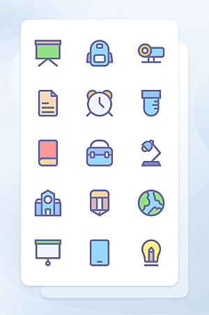 扁平程序应用app图标