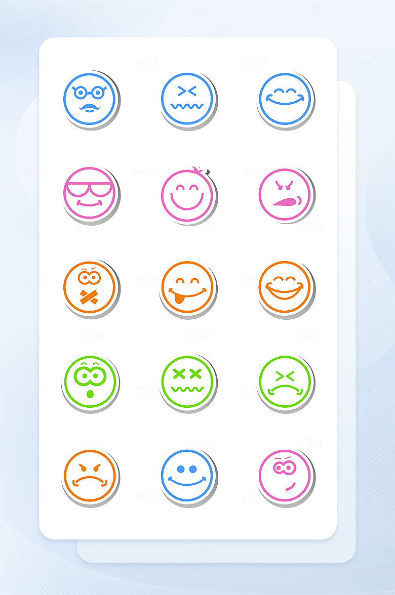 扁平程序应用app图标