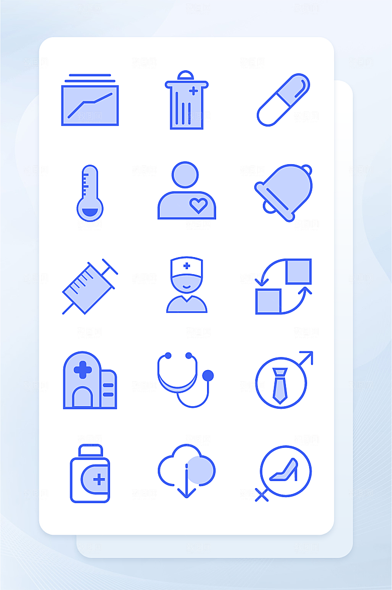 扁平程序应用app图标