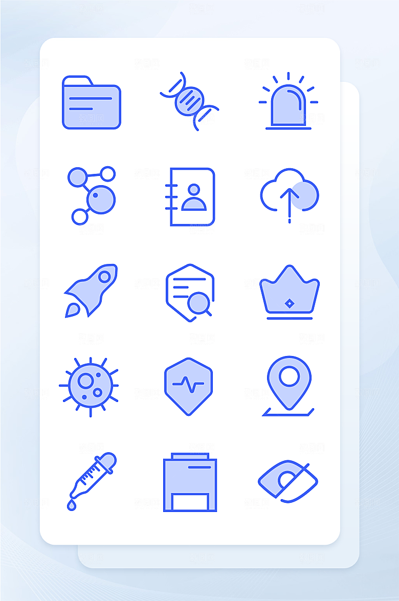 扁平程序应用app图标