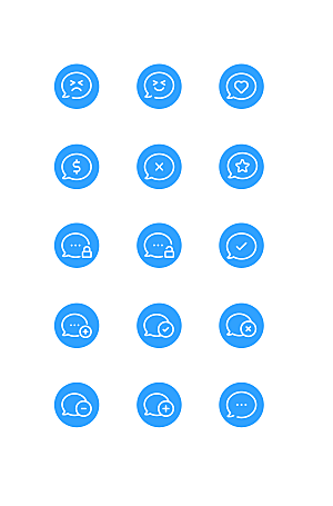 扁平程序应用app图标