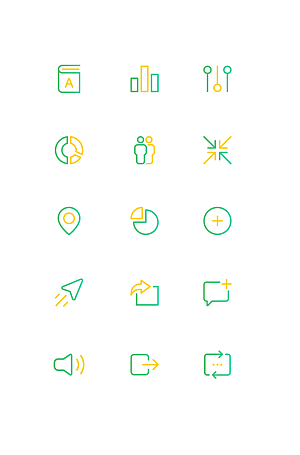 扁平程序应用app图标