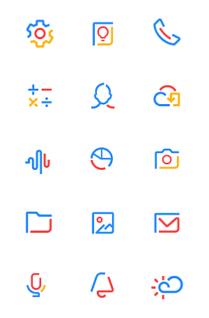 扁平程序应用app图标