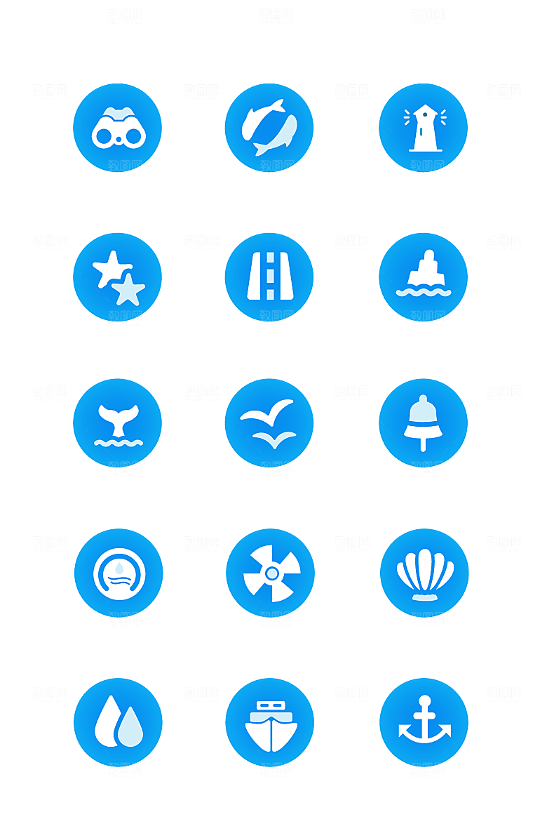 扁平程序应用app图标