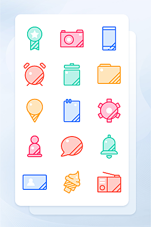 扁平程序应用app图标