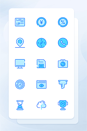 扁平程序应用app图标