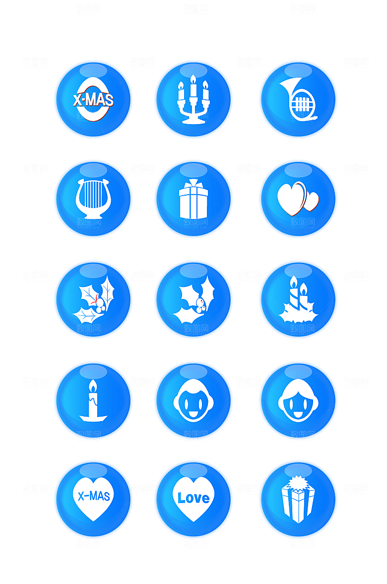 扁平程序应用app图标