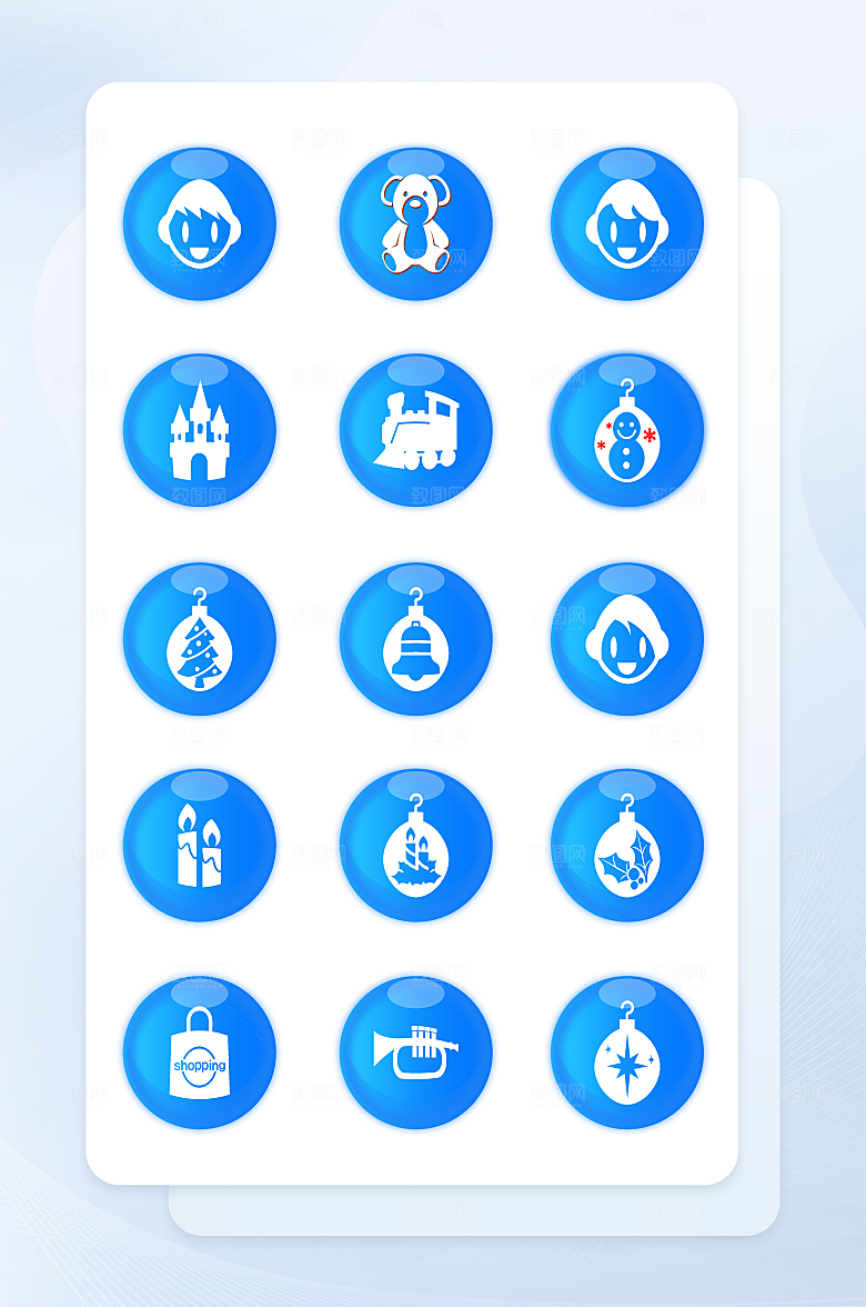 扁平程序应用app图标