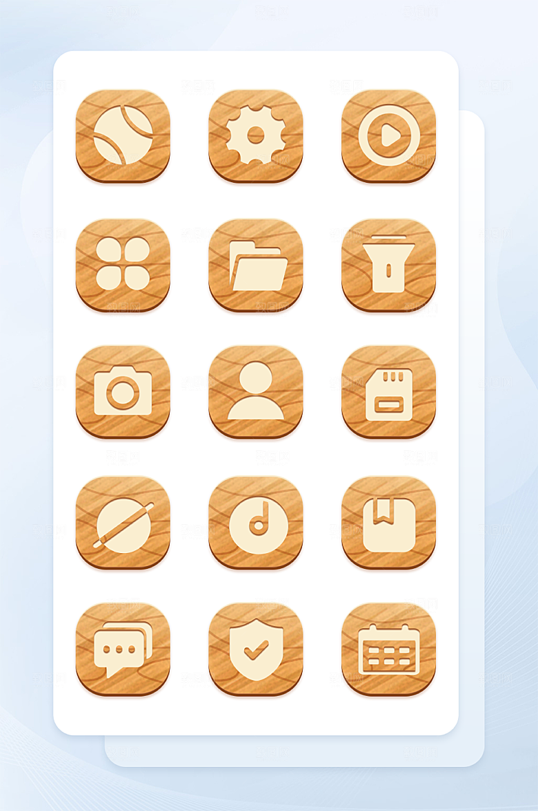 扁平程序应用app图标