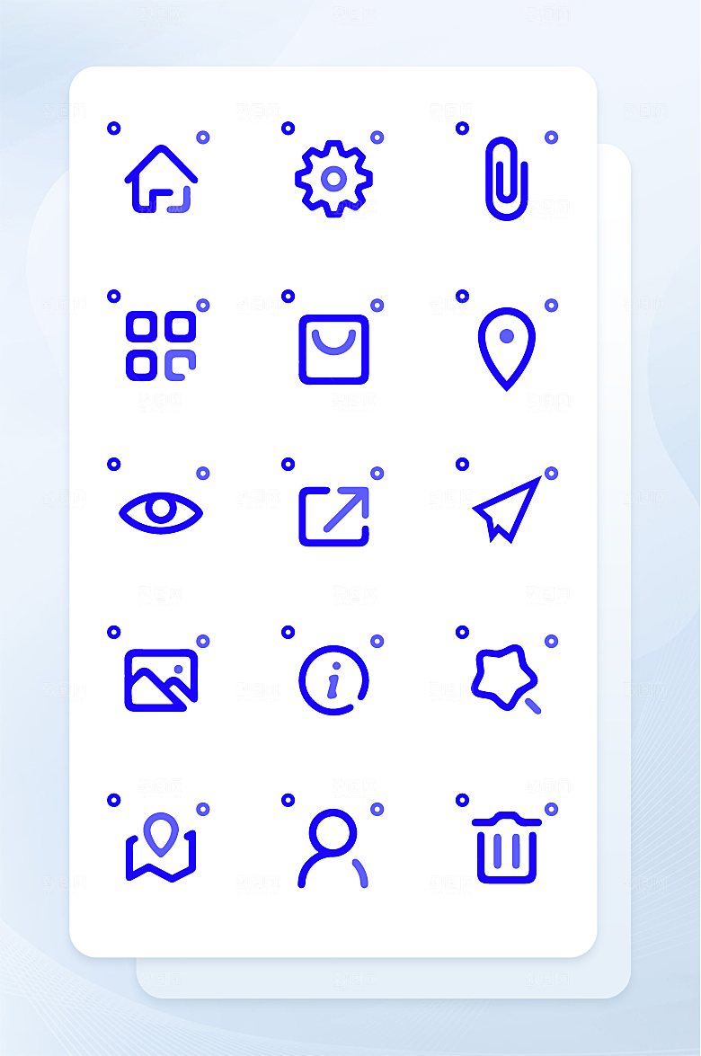 扁平程序应用app图标