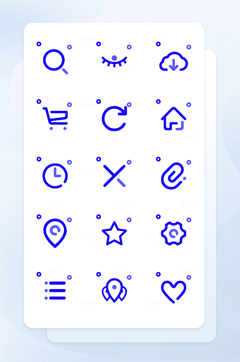 扁平程序应用app图标