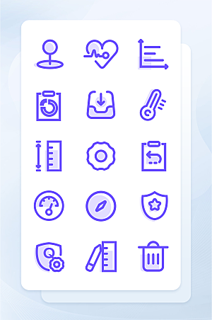 扁平程序应用app图标
