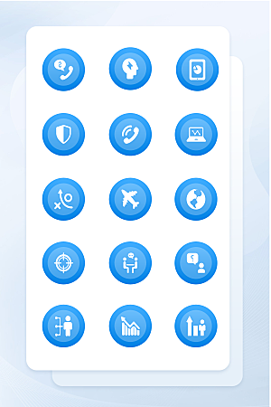 扁平程序应用app图标