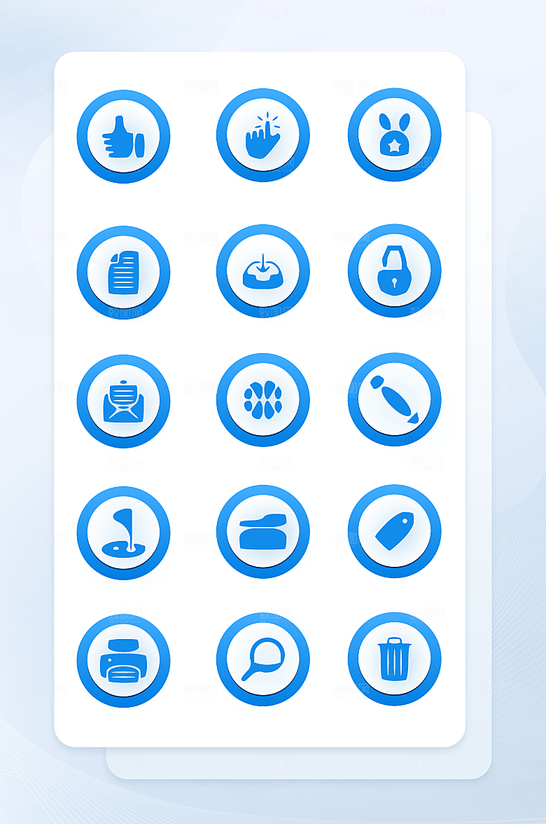 扁平程序应用app图标