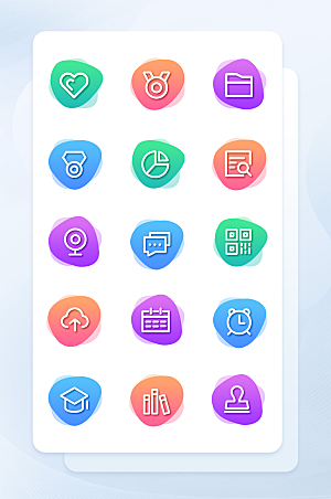 扁平程序应用app图标