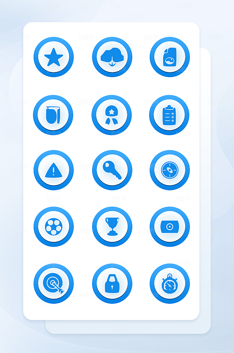 扁平程序应用app图标