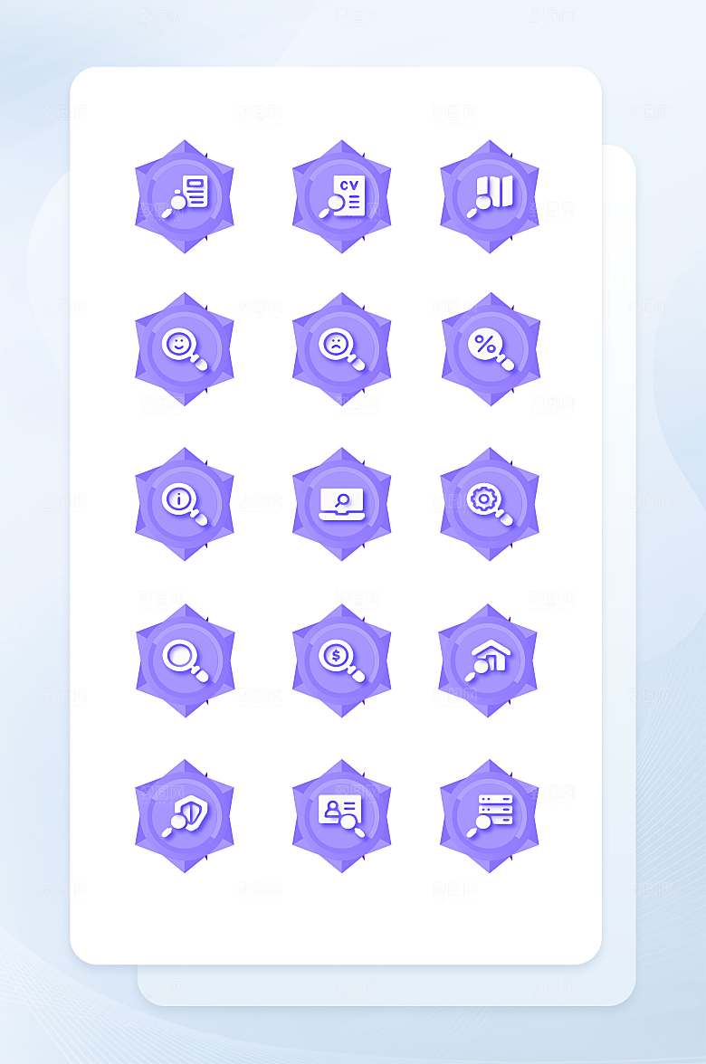 扁平程序应用app图标