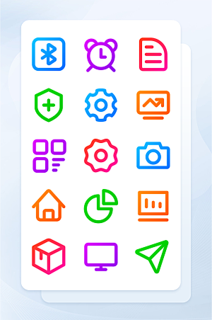 扁平程序应用app图标