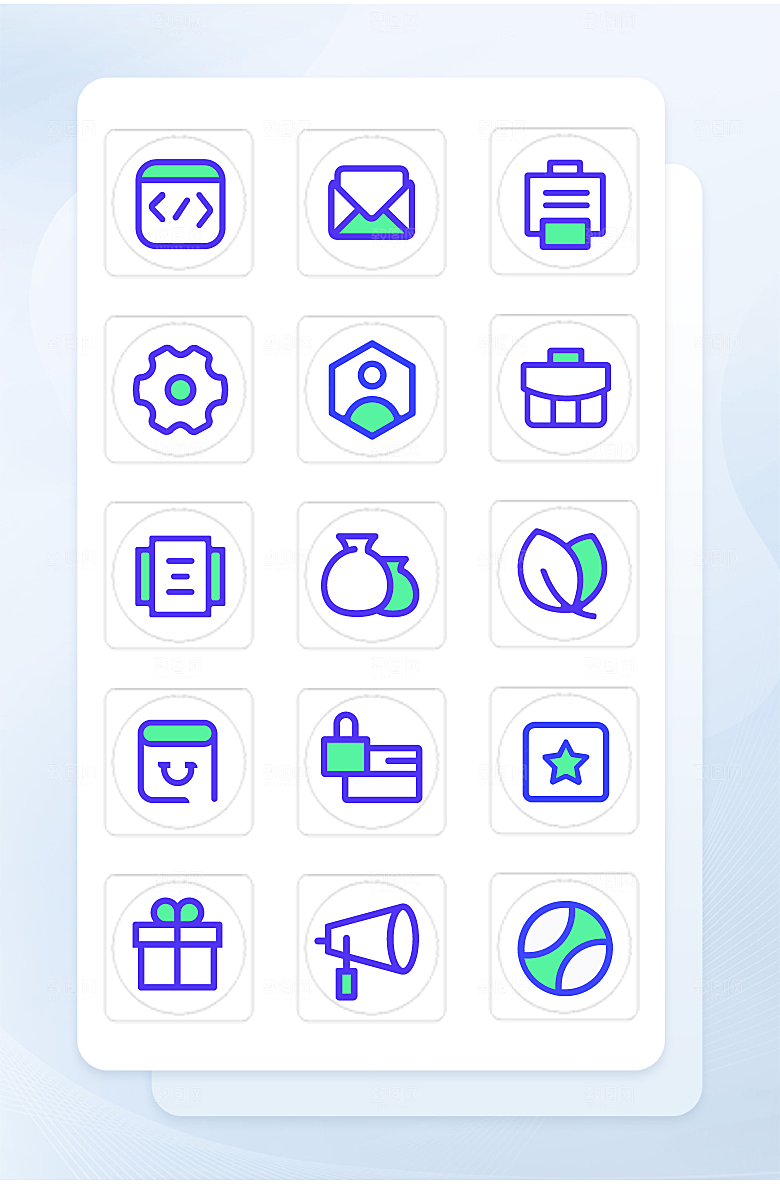 扁平程序应用app图标