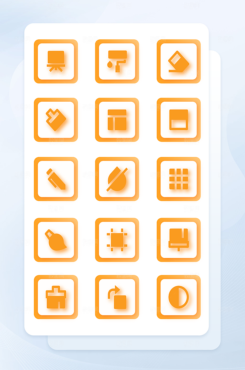 扁平程序应用app图标