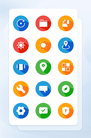扁平程序应用app图标