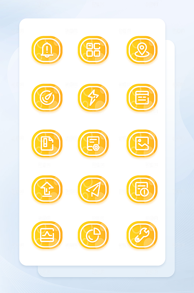 扁平程序应用app图标