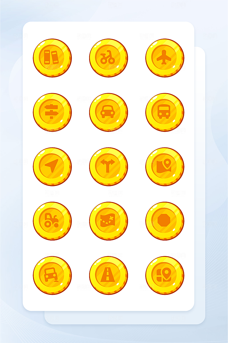 扁平程序应用app图标