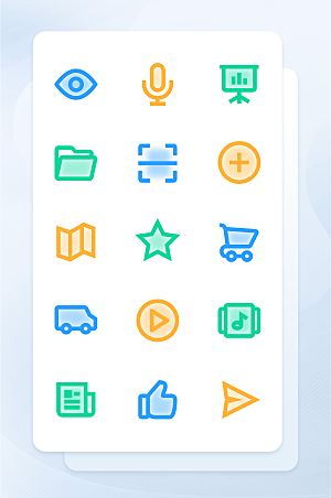 扁平程序应用app图标