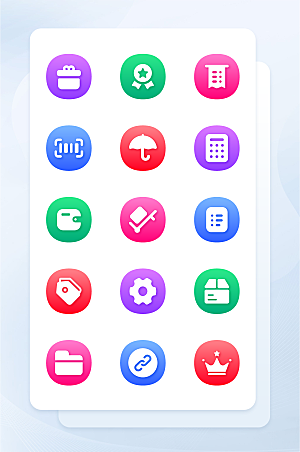 扁平程序应用app图标