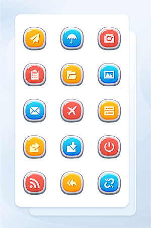 扁平程序应用app图标