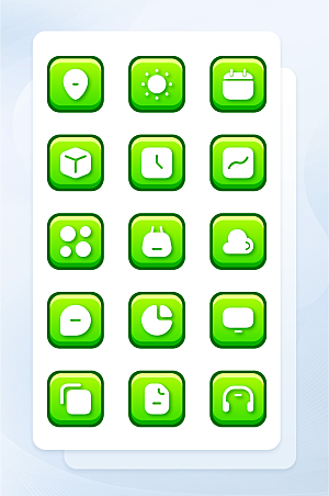 扁平程序应用app图标