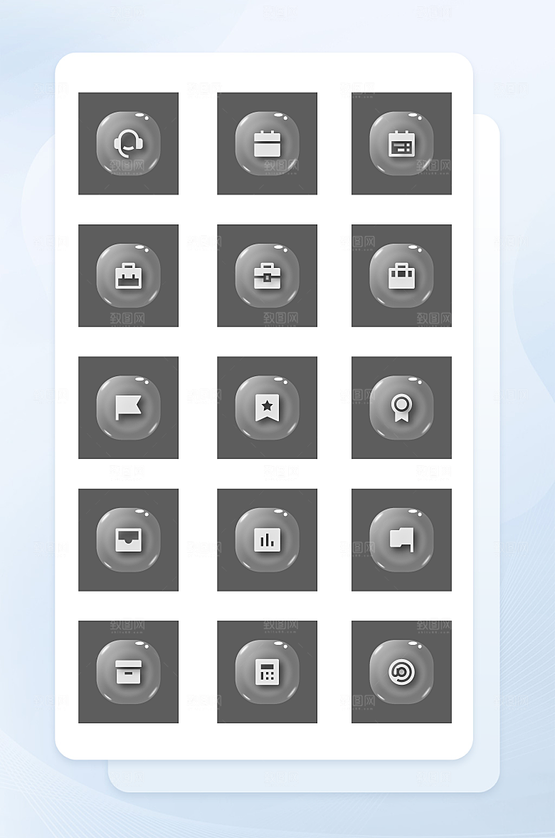 扁平程序应用app图标