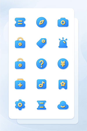 扁平程序应用app图标
