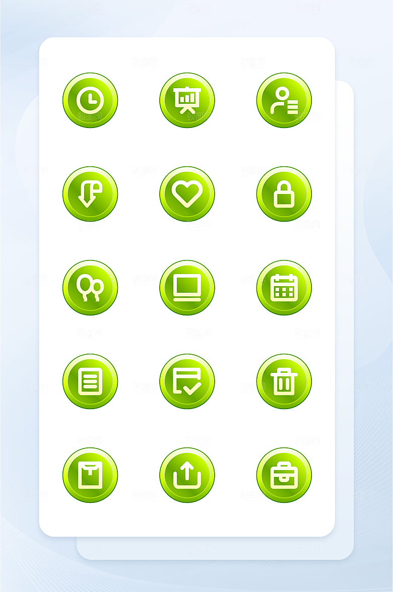 扁平程序应用app图标