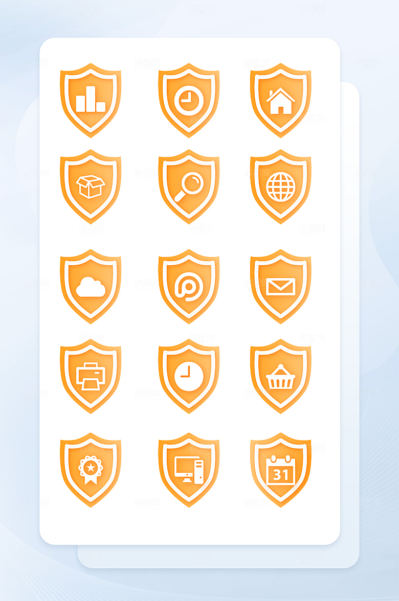 扁平程序应用app图标