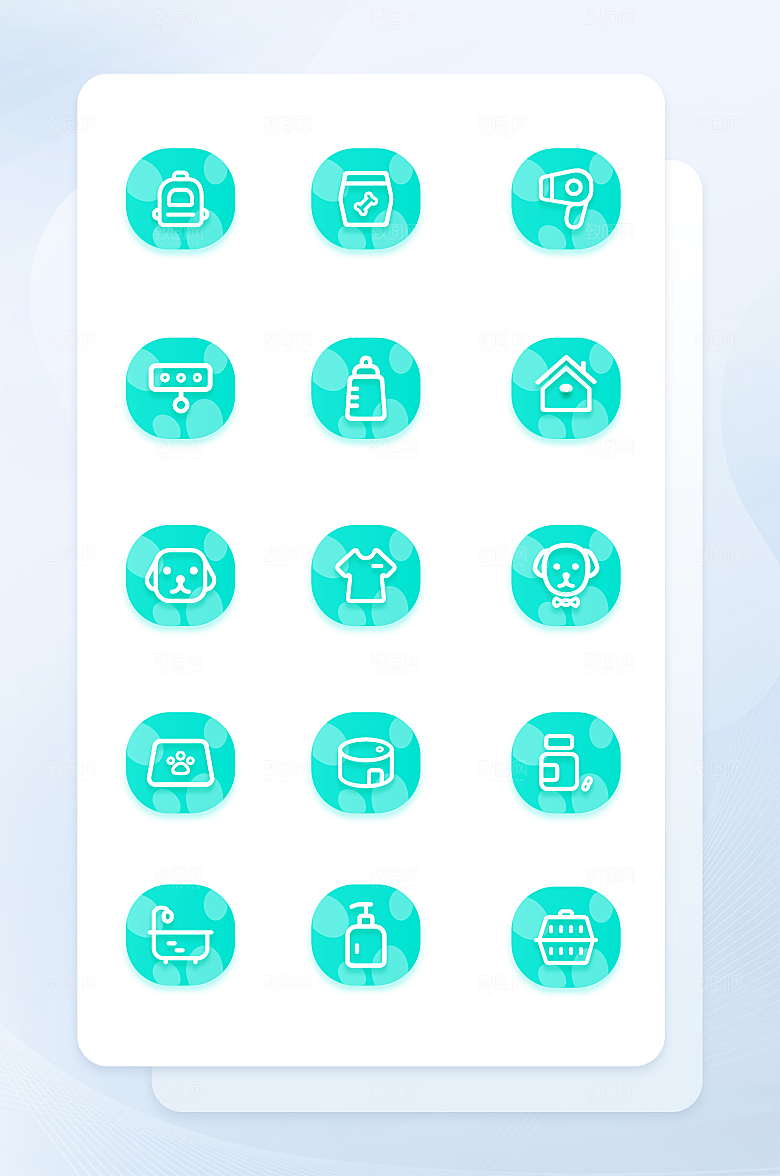 扁平程序应用app图标