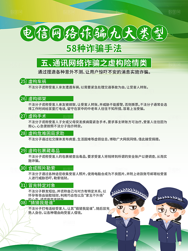 预防电信网络诈骗海报