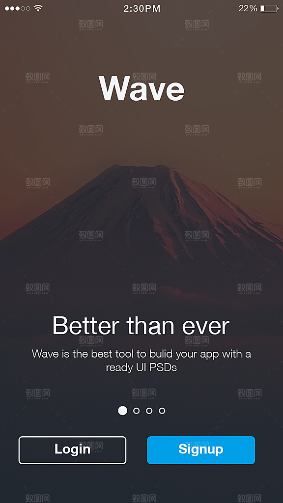 手机APP启动页模板