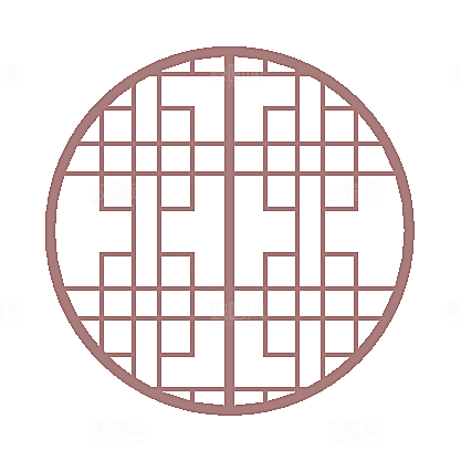 中式窗格图案素材