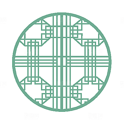 中式窗格图案素材