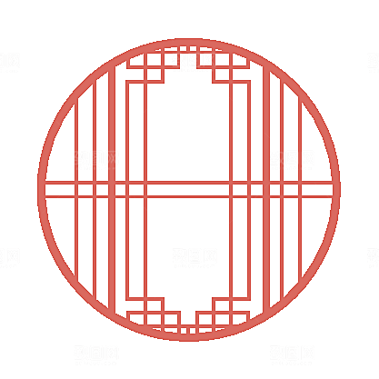 中式窗格图案素材