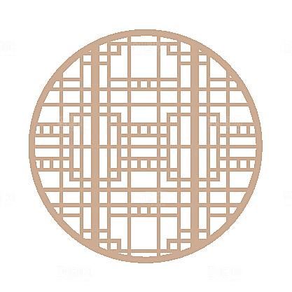 中式窗格图案素材